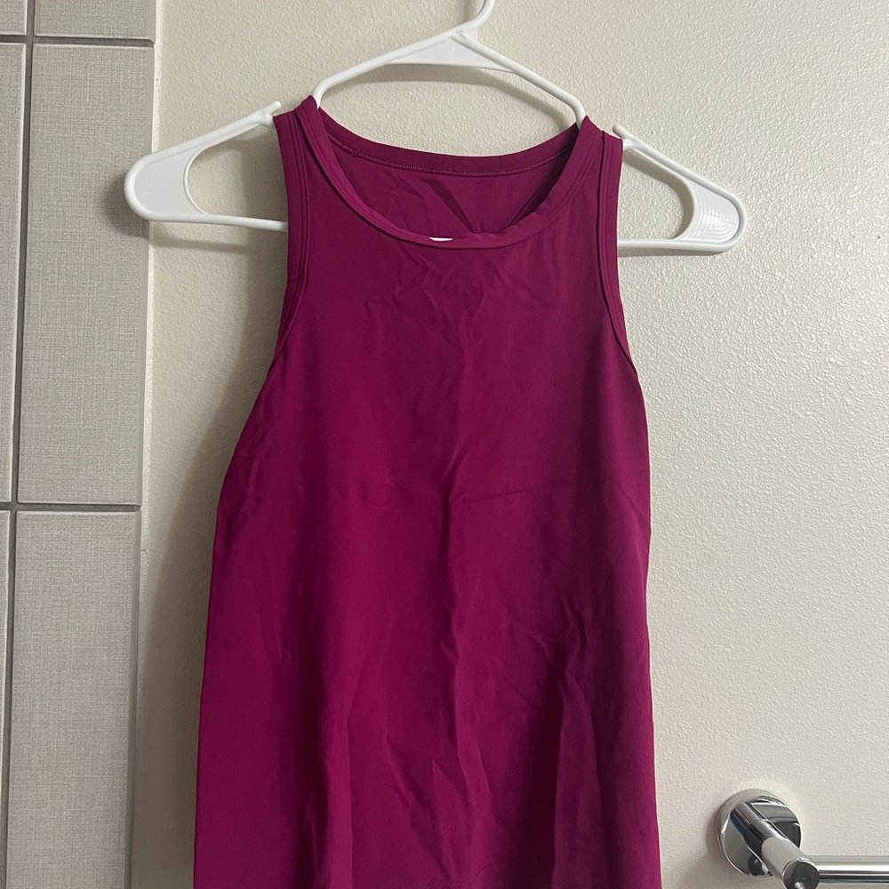 Lululemon Align Waist-length Racerback Tank in Magenta Purple